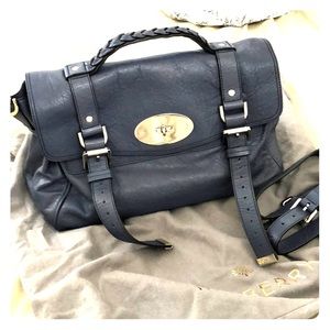 Mulberry Alexa bag blue/navy color